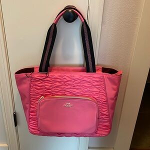 Brand new. Tags still on. Never been used. Zipper pocket inside.